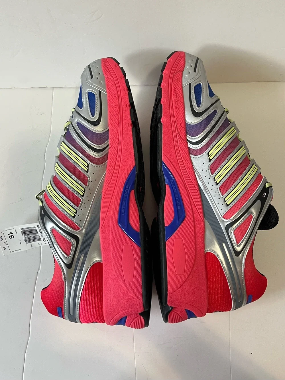 Adidas ADISTAR CONTROL 5 sneakers blue pink silver running shoe men’s size 16